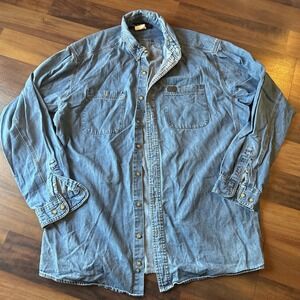 Men's Wrangler Riggs Workwear‎ Button Jean Jacket 3XL